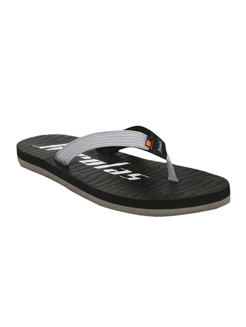 black fabric toe separator flip flops - 16801422 -  Standard Image - 1