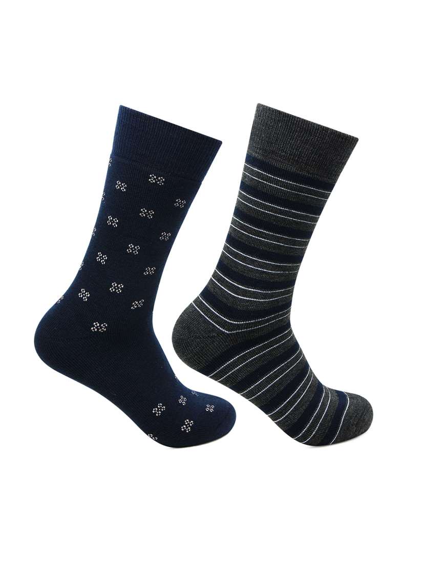 multi colored wool above ankle length socks