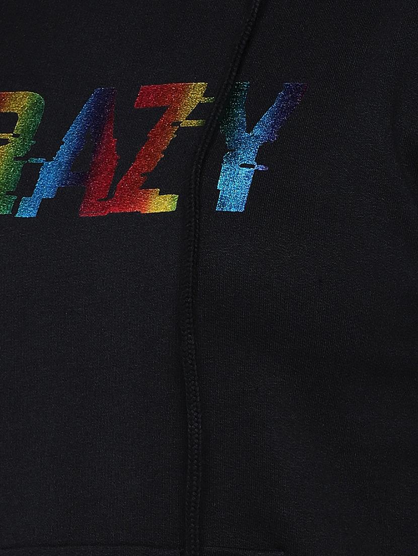 quirky text hooded sweatshirt - 16809607 - Standard Image - 4