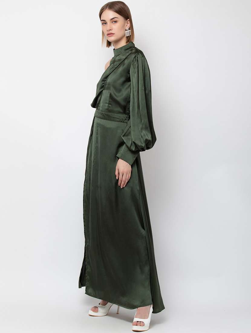 women's fit & flare solid dress - 16810020 -  Standard Image - 1