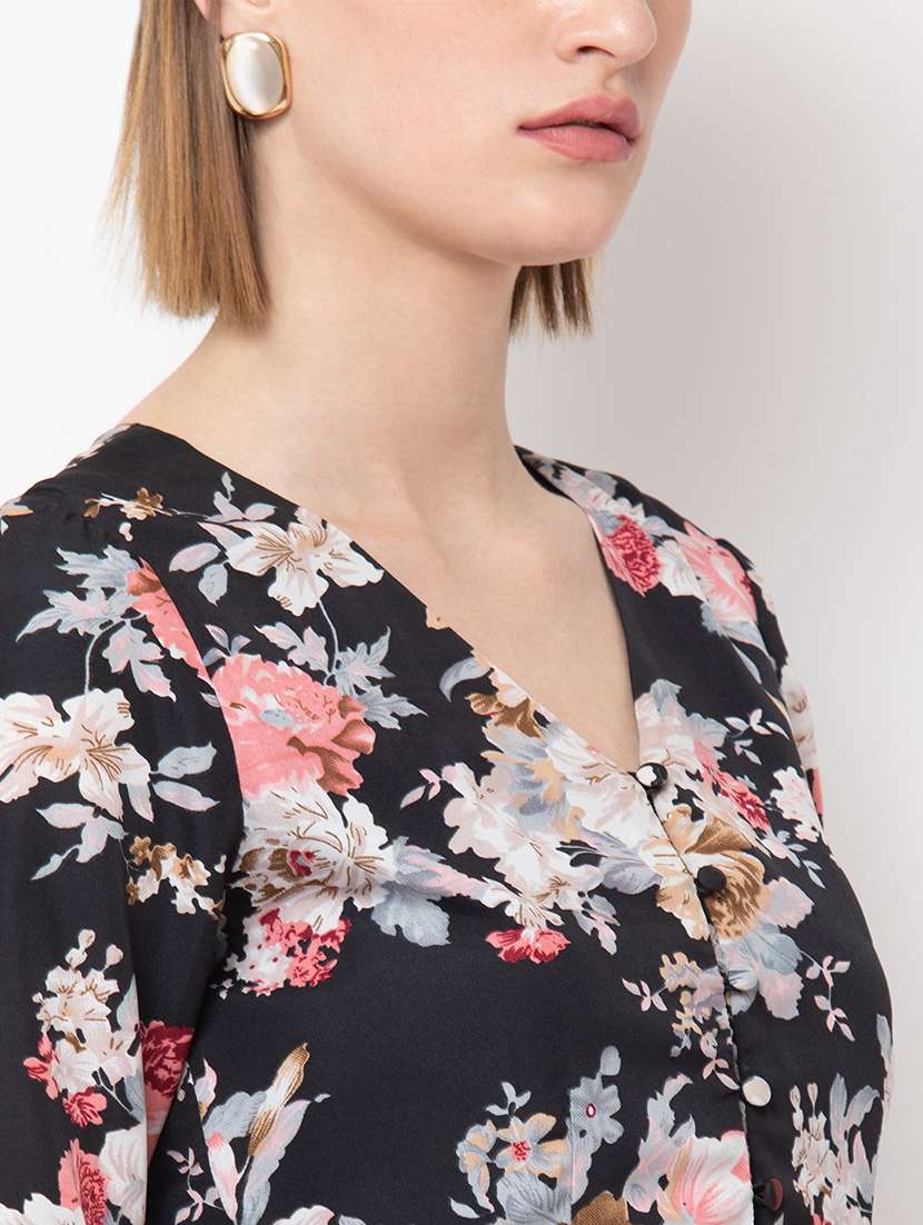 women's sheath floral dress - 16810024 -  Standard Image - 1