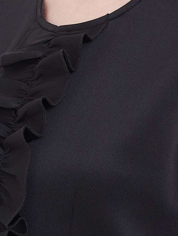 women's fit & flare solid dress - 16810035 -  Standard Image - 4