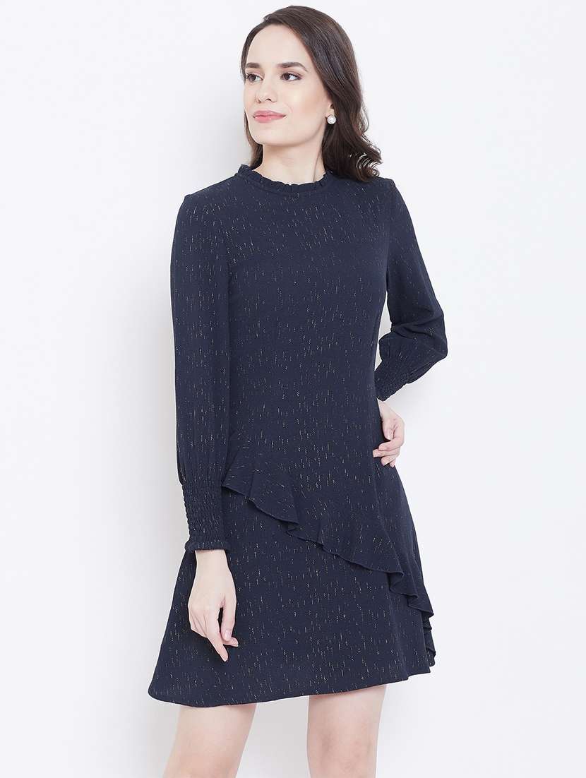 women's layered geometric dress