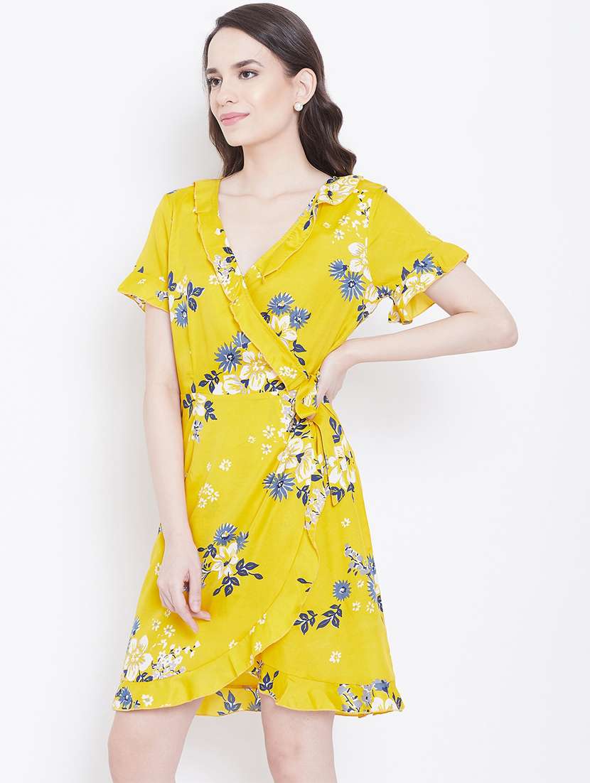 women's wrap floral dress - 16810041 -  Standard Image - 1
