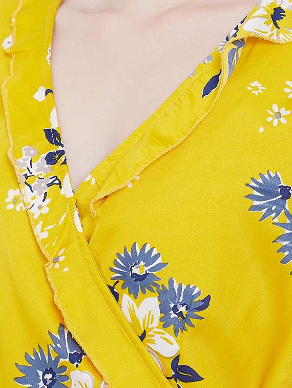 women's wrap floral dress - 16810041 -  Standard Image - 4