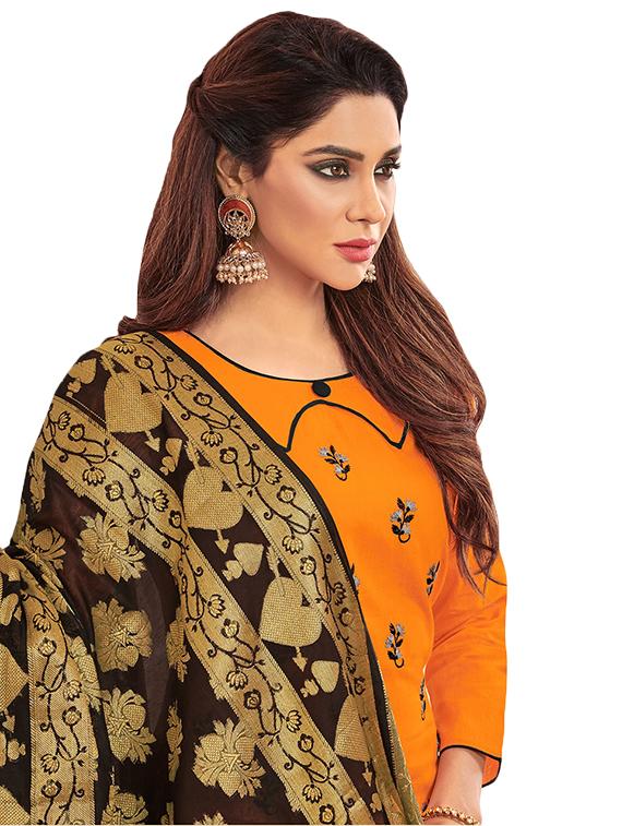 churidaar unstitched suit - 16810264 - Standard Image - 1