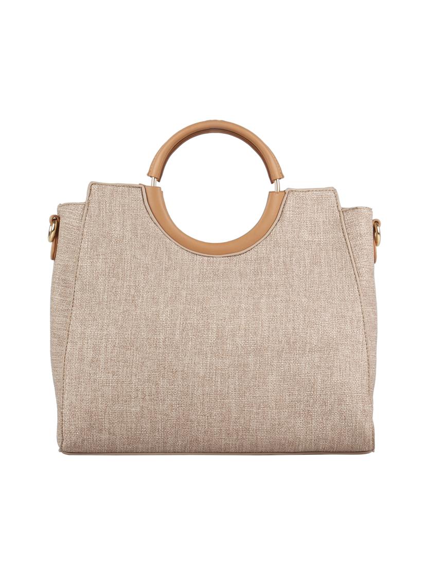 beige canvas regular handbag - 16810345 -  Standard Image - 1