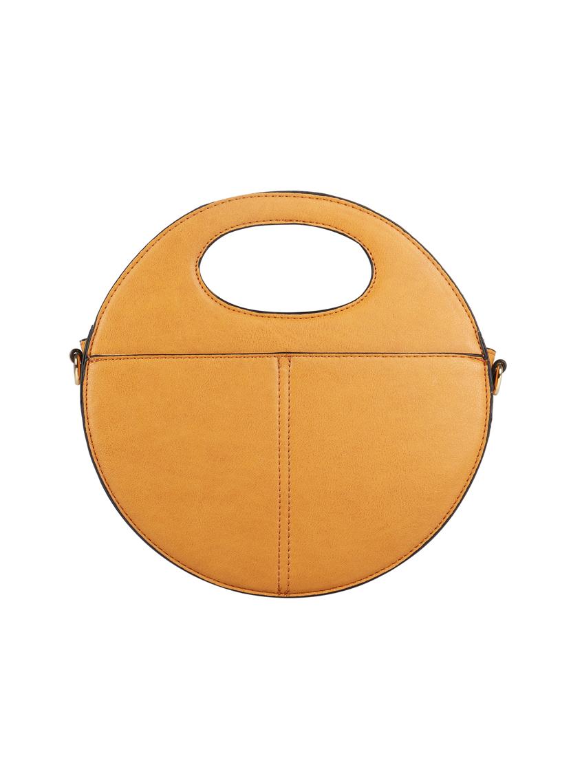 yellow leatherette regular sling bag - 16810357 - Standard Image - 1