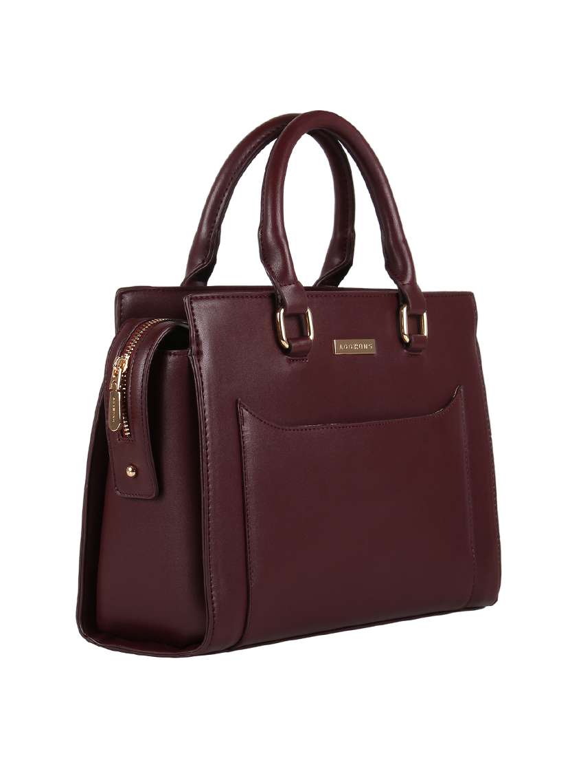 wine leatherette regular laptop bag - 16810375 - Standard Image - 4