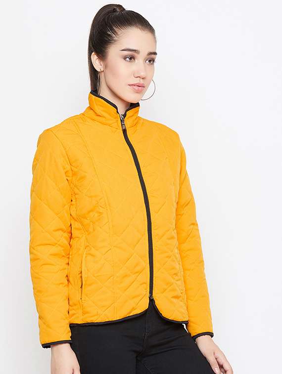 mandarin neck quilted jacket  - 16810464 -  Standard Image - 1