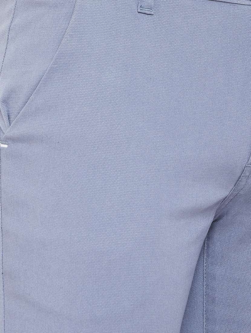 men mid rise solid chinos - 16812503 - Standard Image - 4