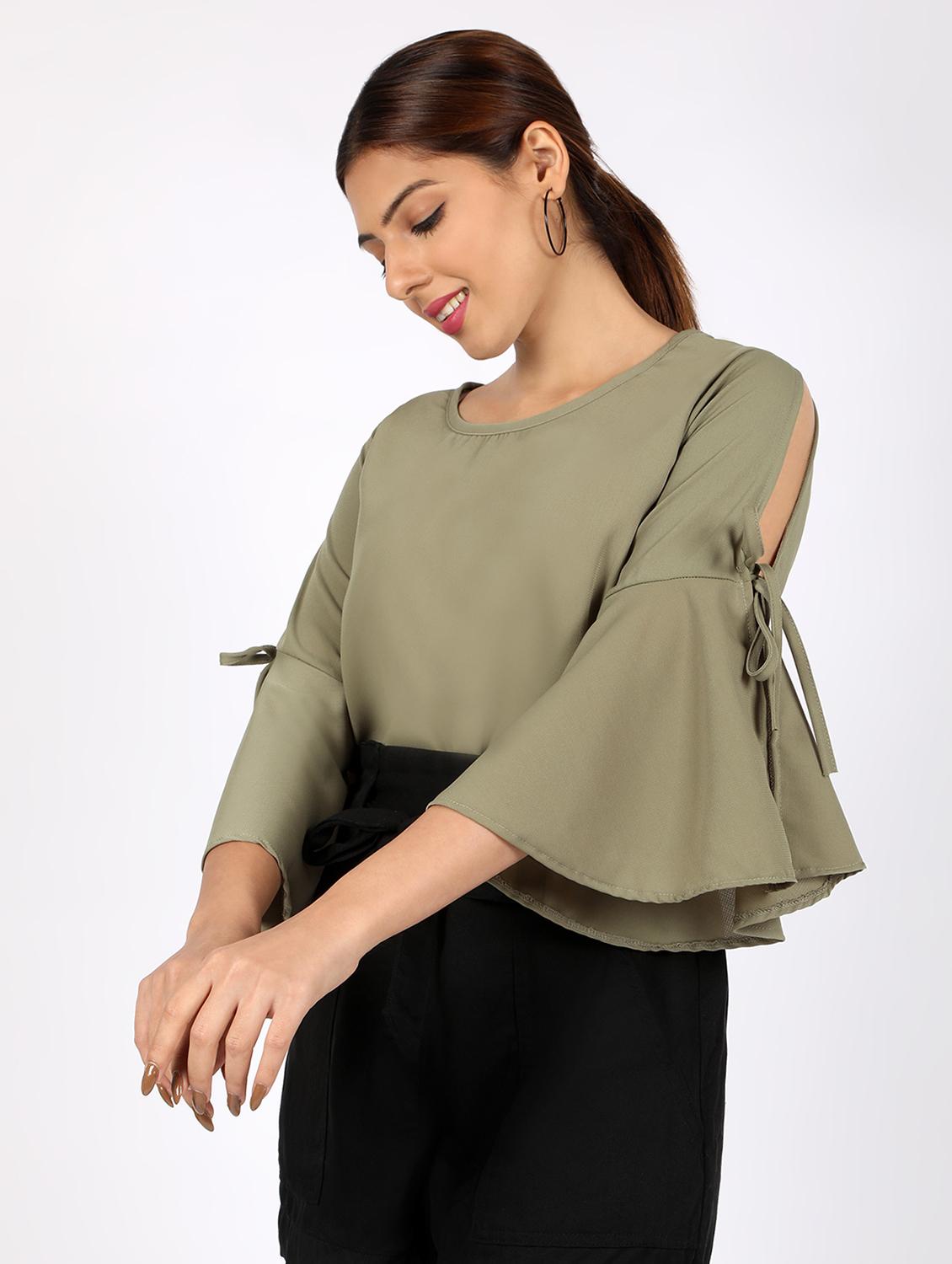 women's straight round neck top - 16812693 - Zoom Image - 0