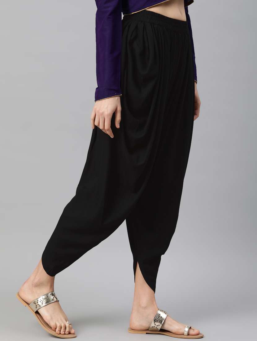 solid dhoti salwar - 16813494 - Standard Image - 1