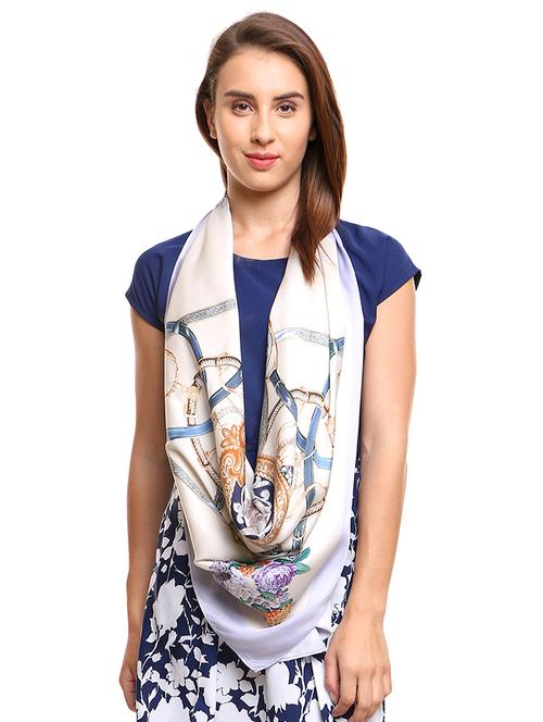 white satin scarf - 16813680 -  Standard Image - 0