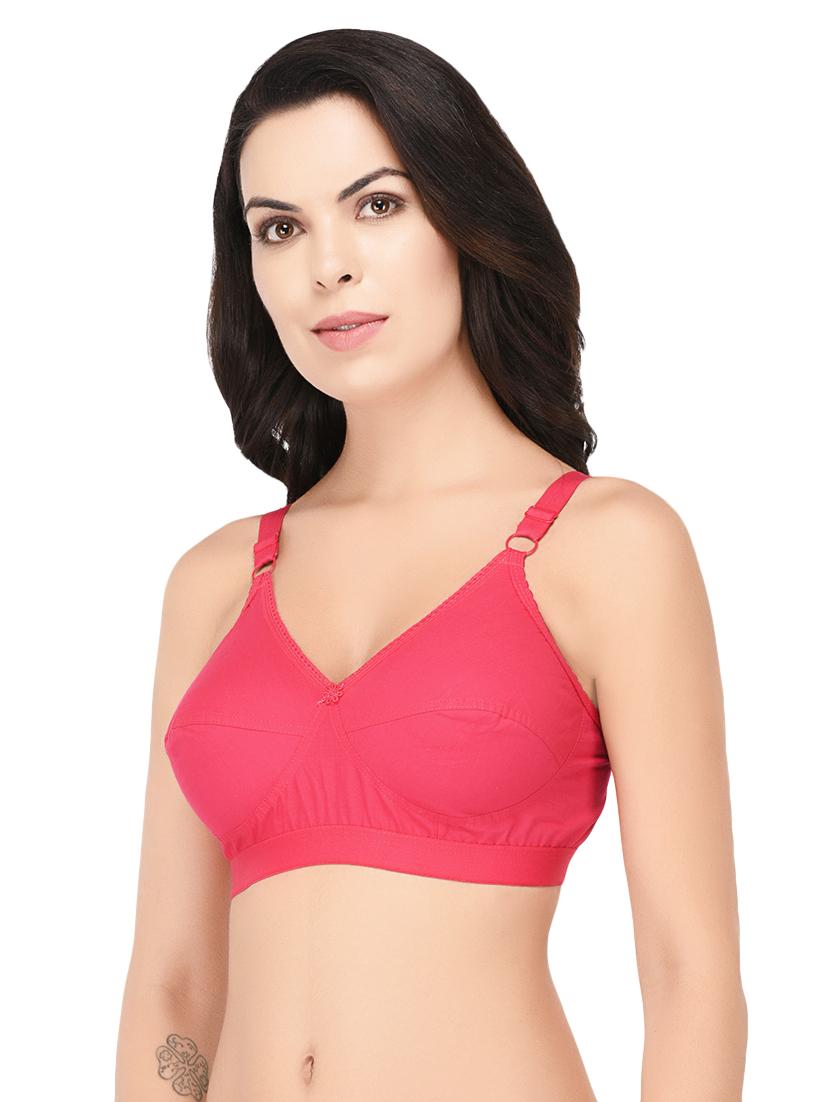 floral patch solid bra - 16813766 - Standard Image - 1