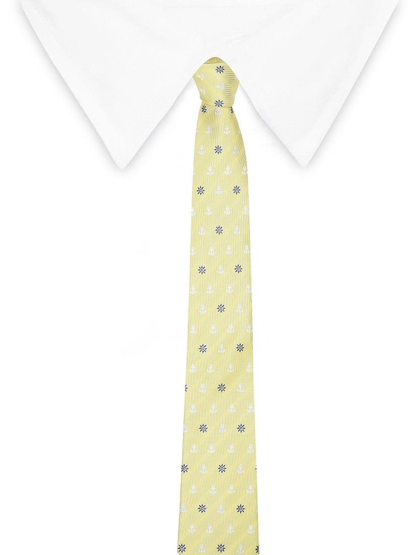 beige micro fiber tie - 16815446 - Standard Image - 1