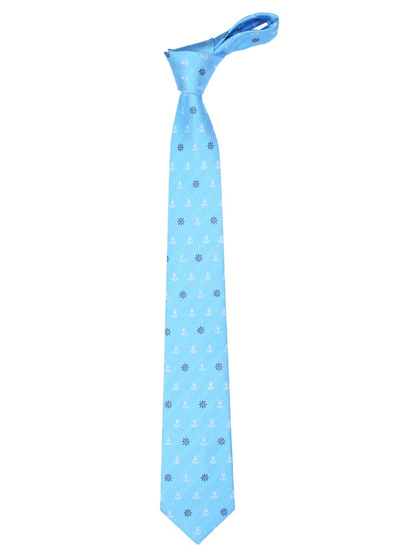 blue micro fiber tie