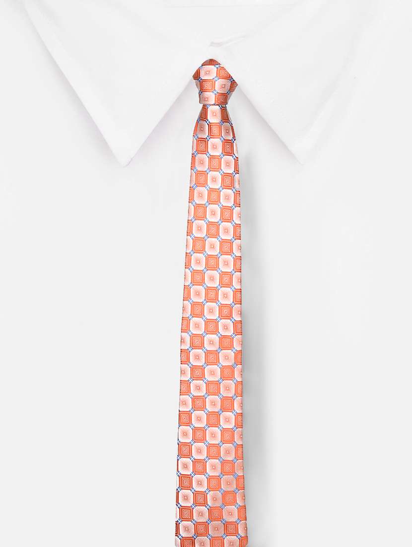 orange micro fiber tie - 16815475 -  Standard Image - 1