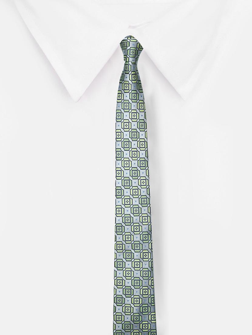grey micro fiber tie - 16815479 - Standard Image - 1