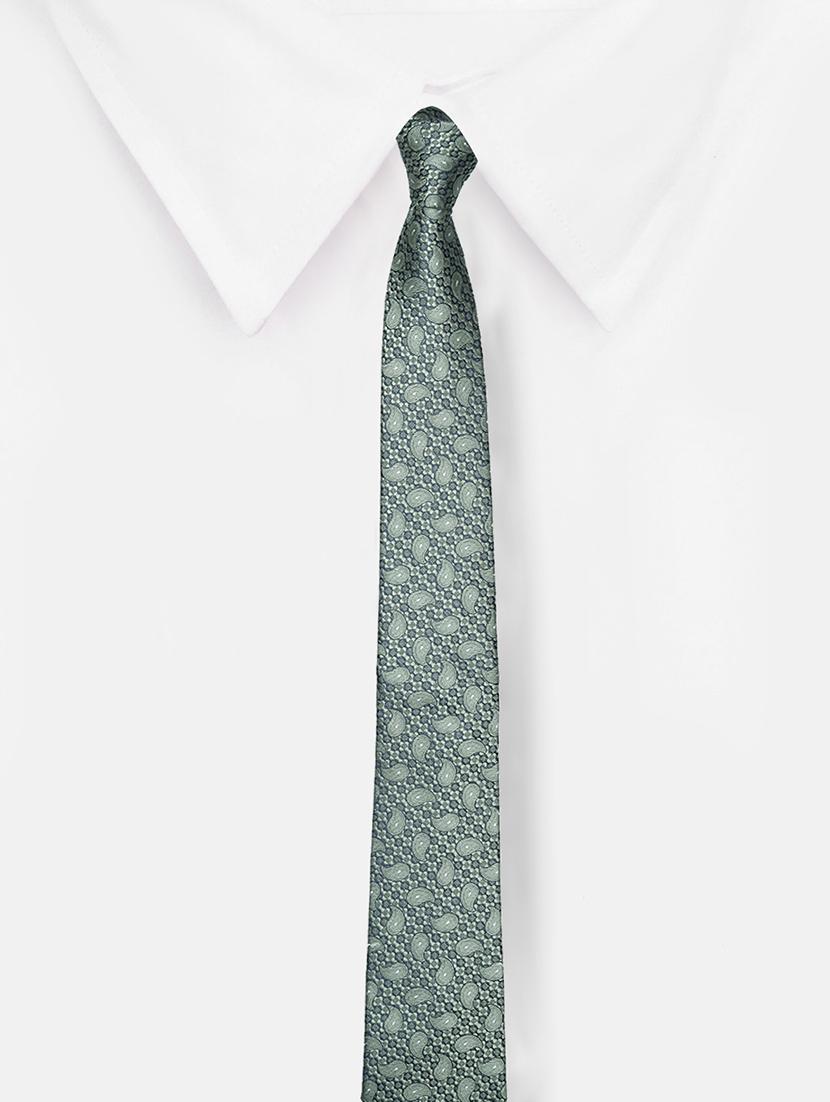 grey micro fiber tie - 16815520 -  Standard Image - 1