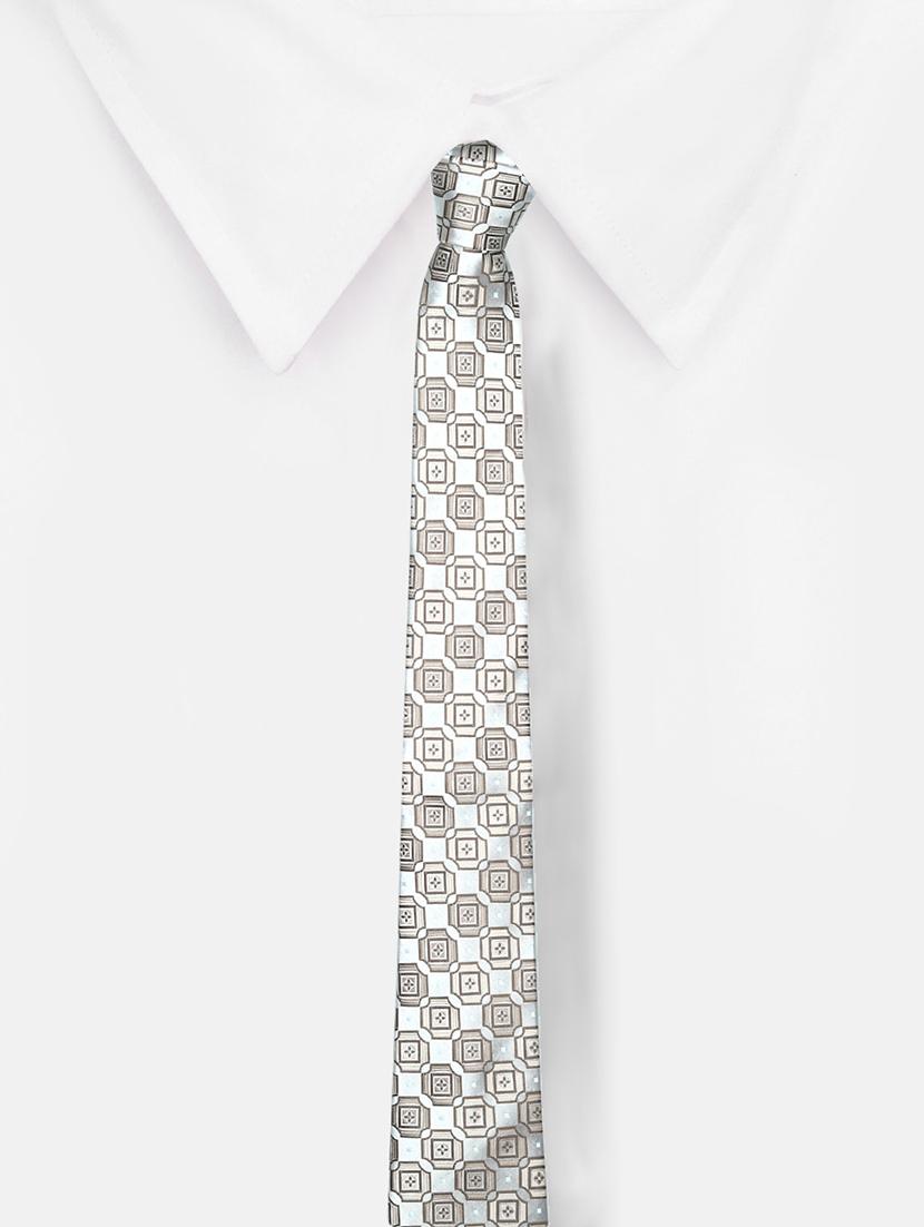 grey micro fiber tie - 16815546 -  Standard Image - 1