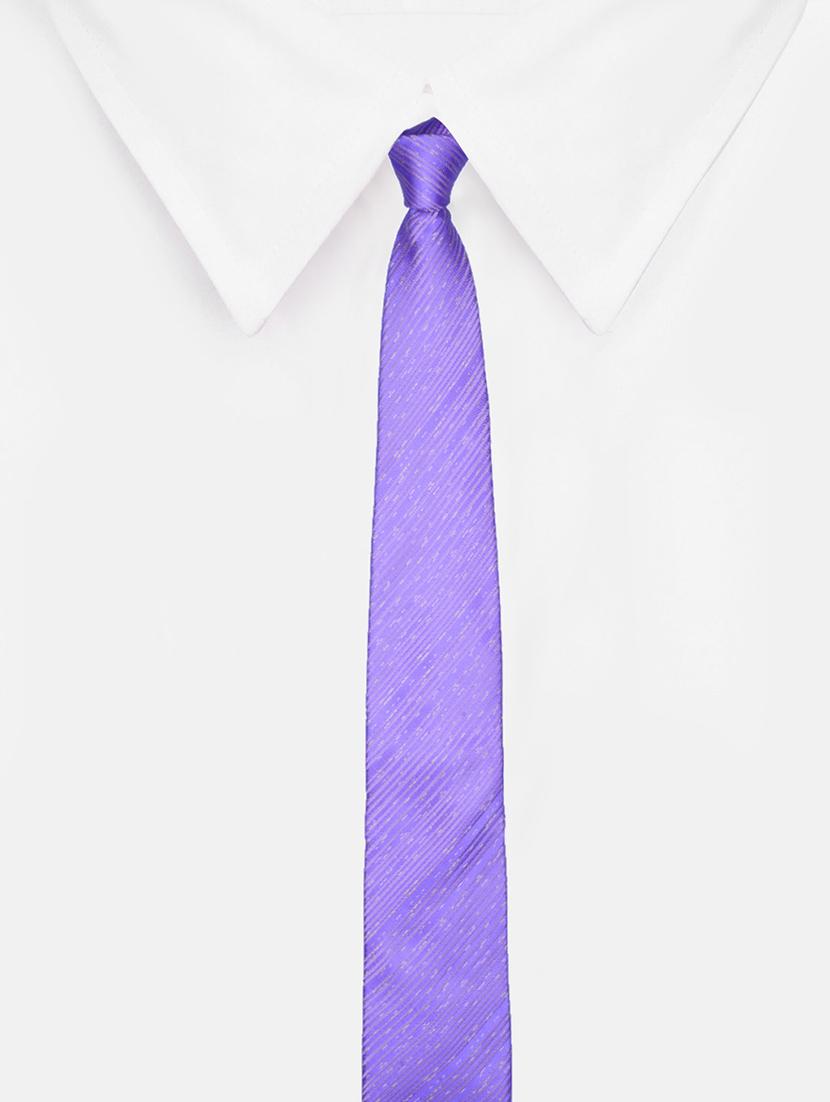 purple micro fiber tie - 16815551 - Standard Image - 1