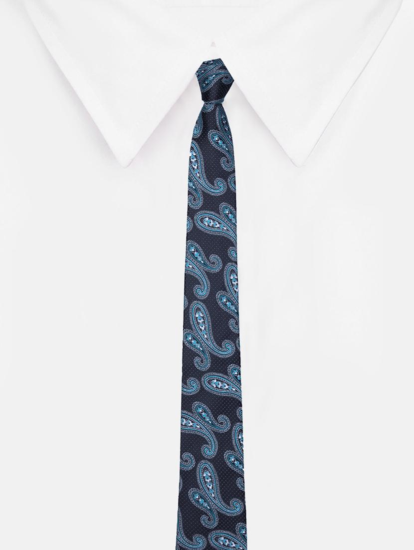 black micro fiber tie - 16815552 - Standard Image - 1