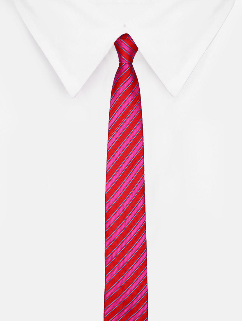 red micro fiber tie - 16815558 - Standard Image - 1