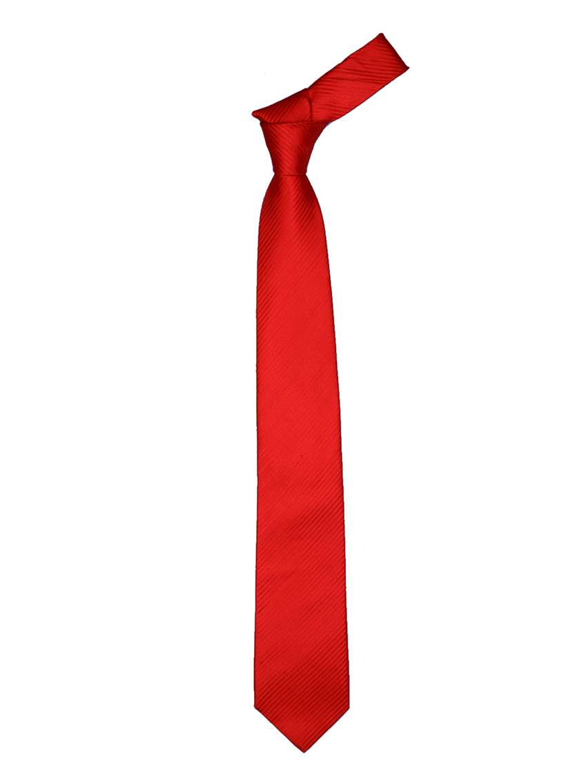 red micro fiber tie
