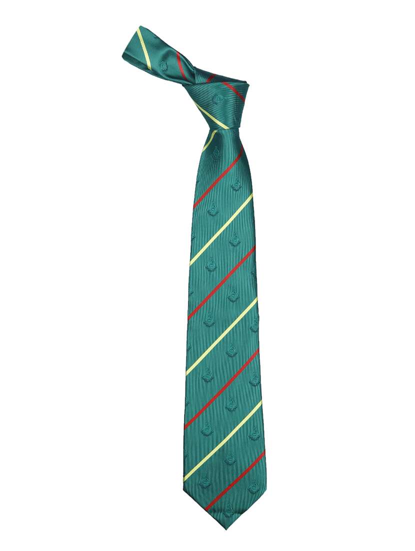 green micro fiber tie