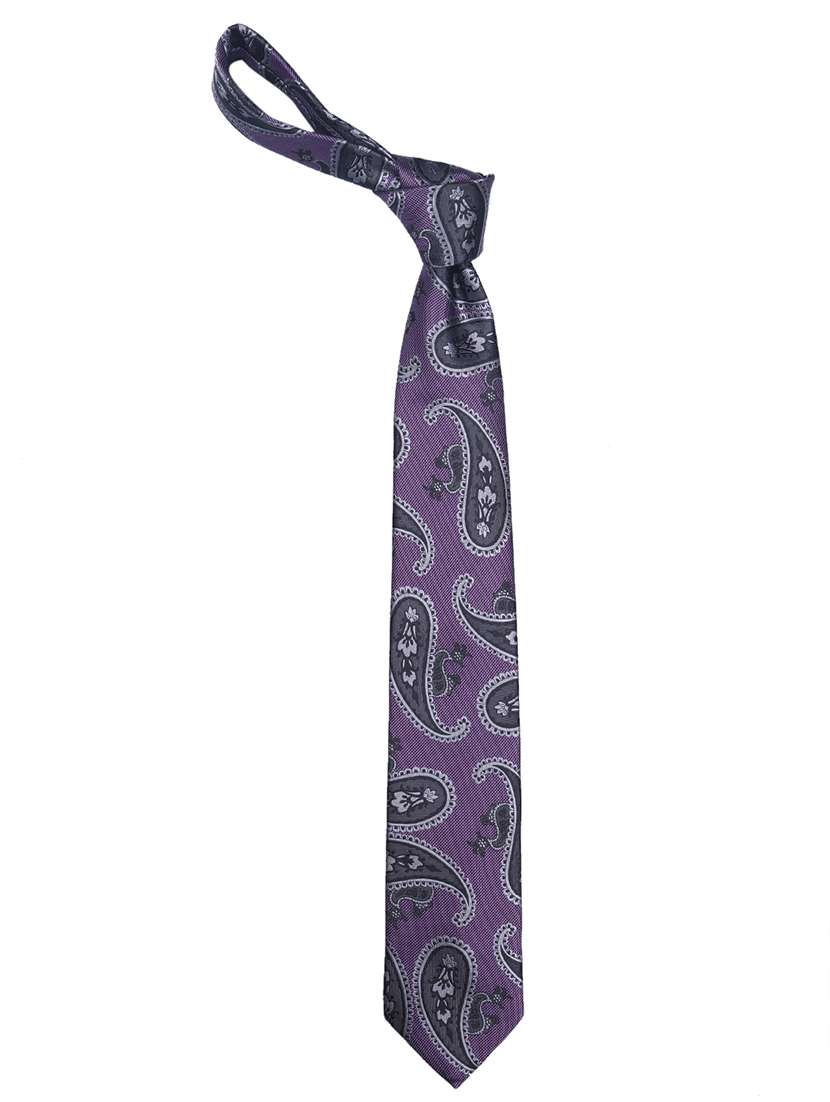 purple micro fiber tie