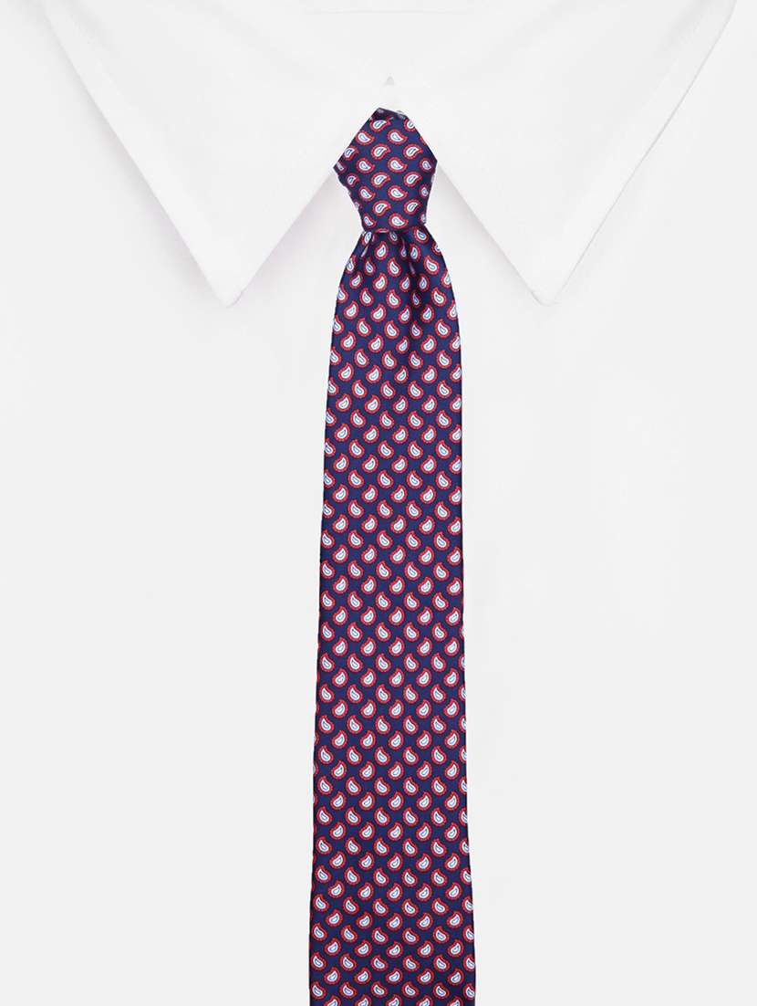 blue micro fiber tie - 16815603 -  Standard Image - 1