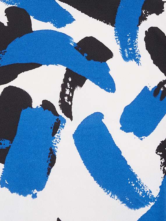 mock neck printed asymmetric top - 16815843 -  Standard Image - 4