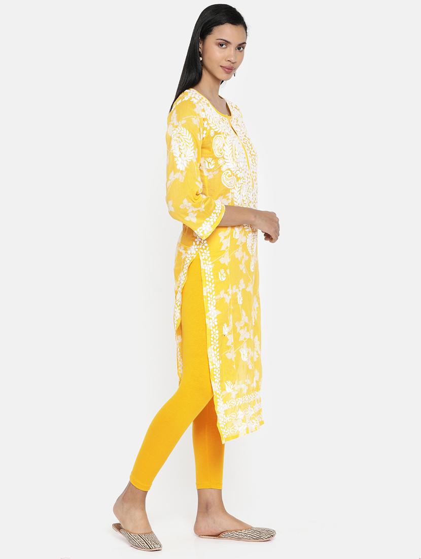 embroidered straight kurta - 16823213 -  Standard Image - 1