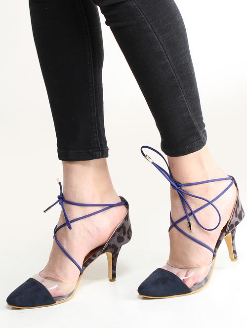 blue lace-up sandals - 16824981 -  Standard Image - 0