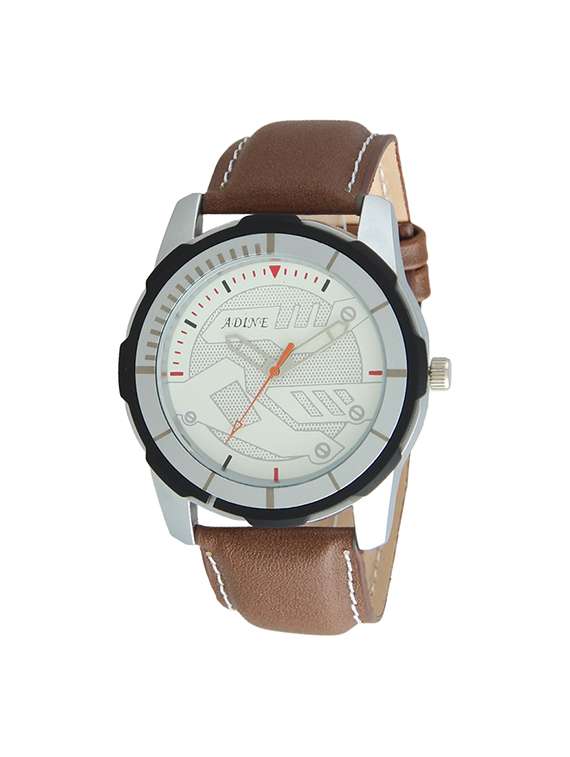 adine classic round stylish analog men"watch
