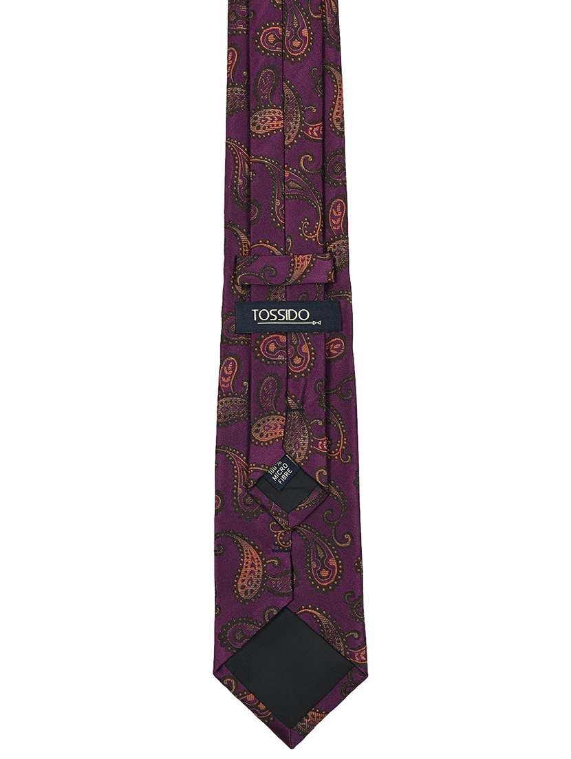 purple micro fiber tie - 16826152 -  Standard Image - 1