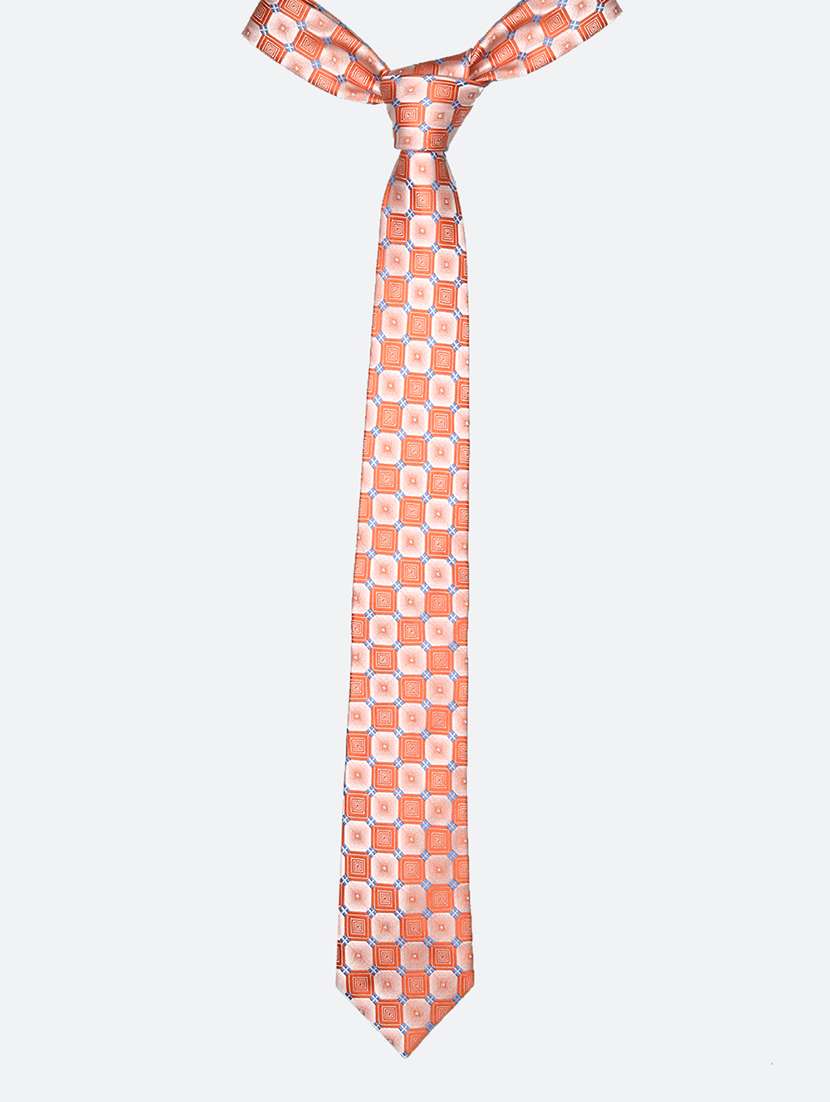 orange micro fiber tie