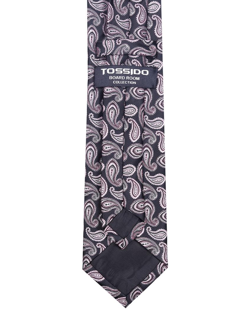 black micro fiber tie - 16826172 - Standard Image - 1