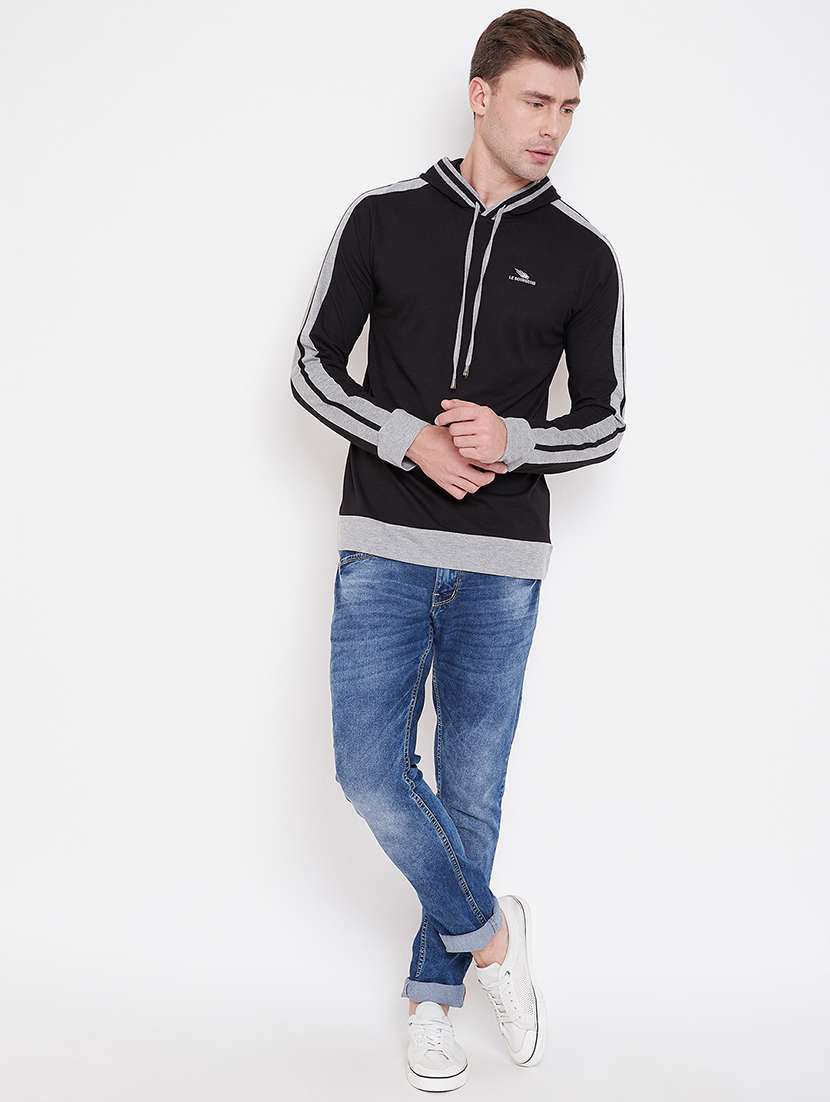 mens taped sweatshirt - 16828078 -  Standard Image - 4