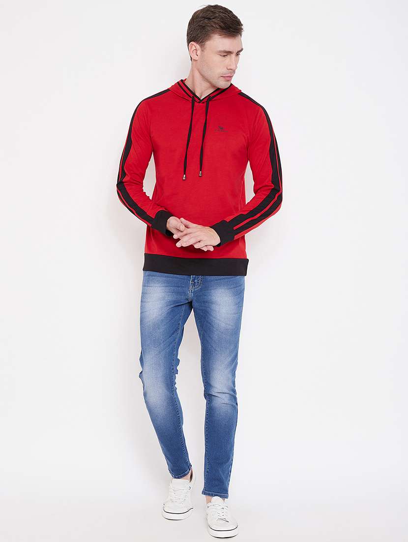 mens taped sweatshirt - 16828080 -  Standard Image - 4