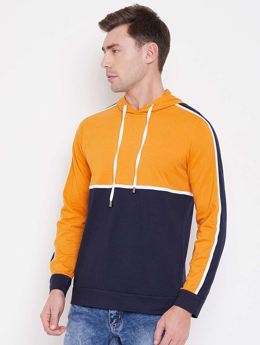 mens color block sweatshirt - 16828089 -  Standard Image - 1