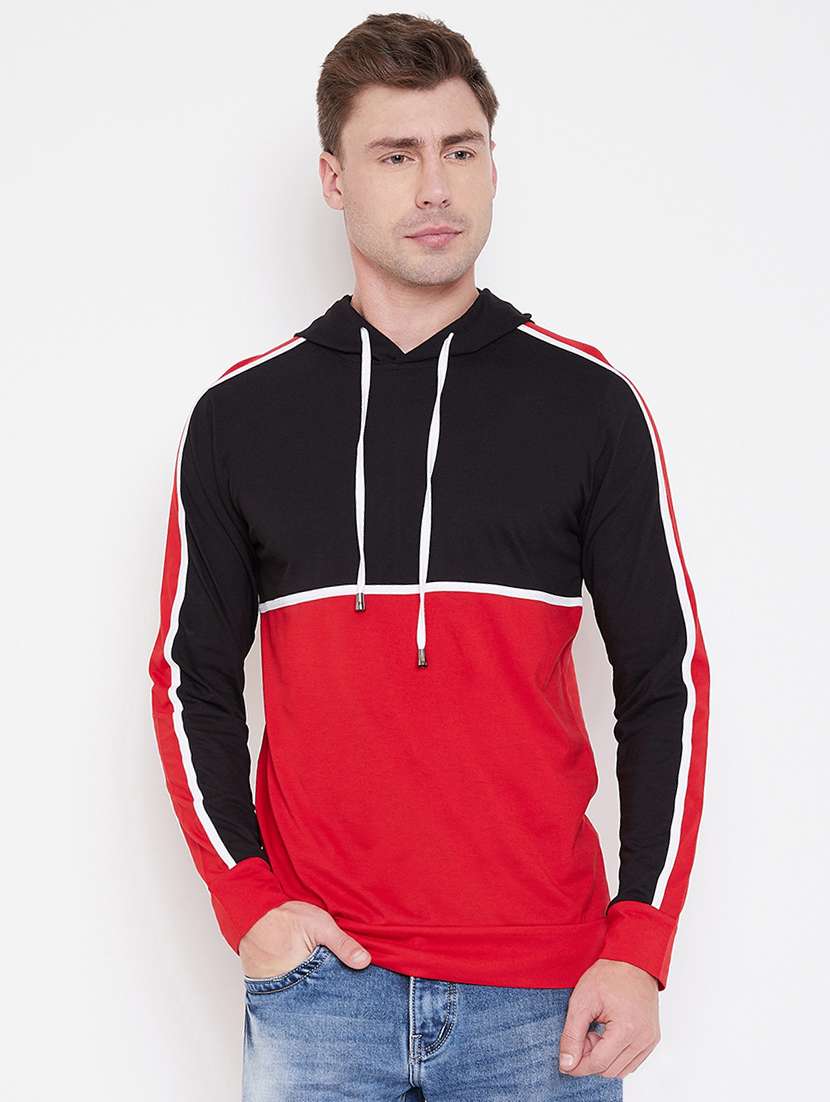 black color block t-shirt