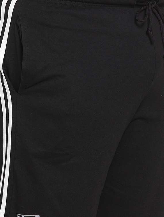 black side striped shorts (plus size) - 16828624 -  Standard Image - 4