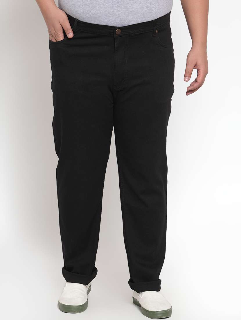 mens relaxed fit plain jeans - 16828674 - Zoom Image - 0