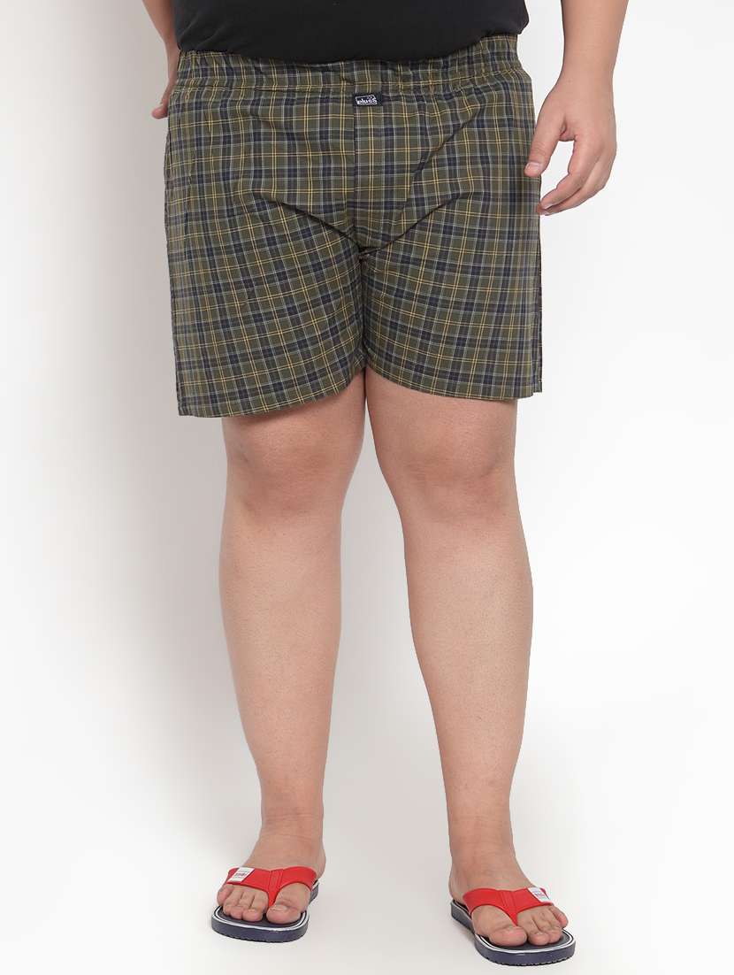 green checkered boxer (plus size)