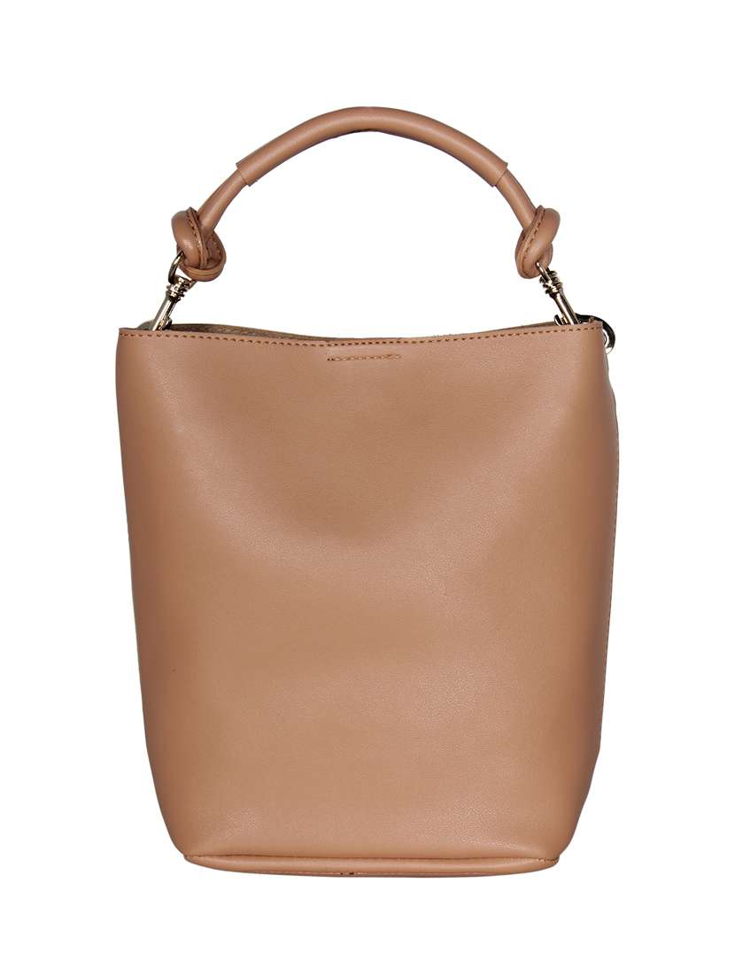 pink leatherette hobo handbag - 16829190 -  Standard Image - 1