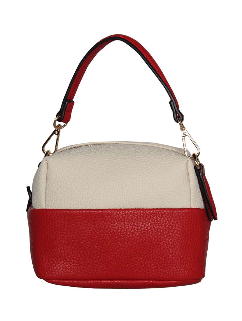 red leatherette regular sling bag - 16829207 -  Standard Image - 1