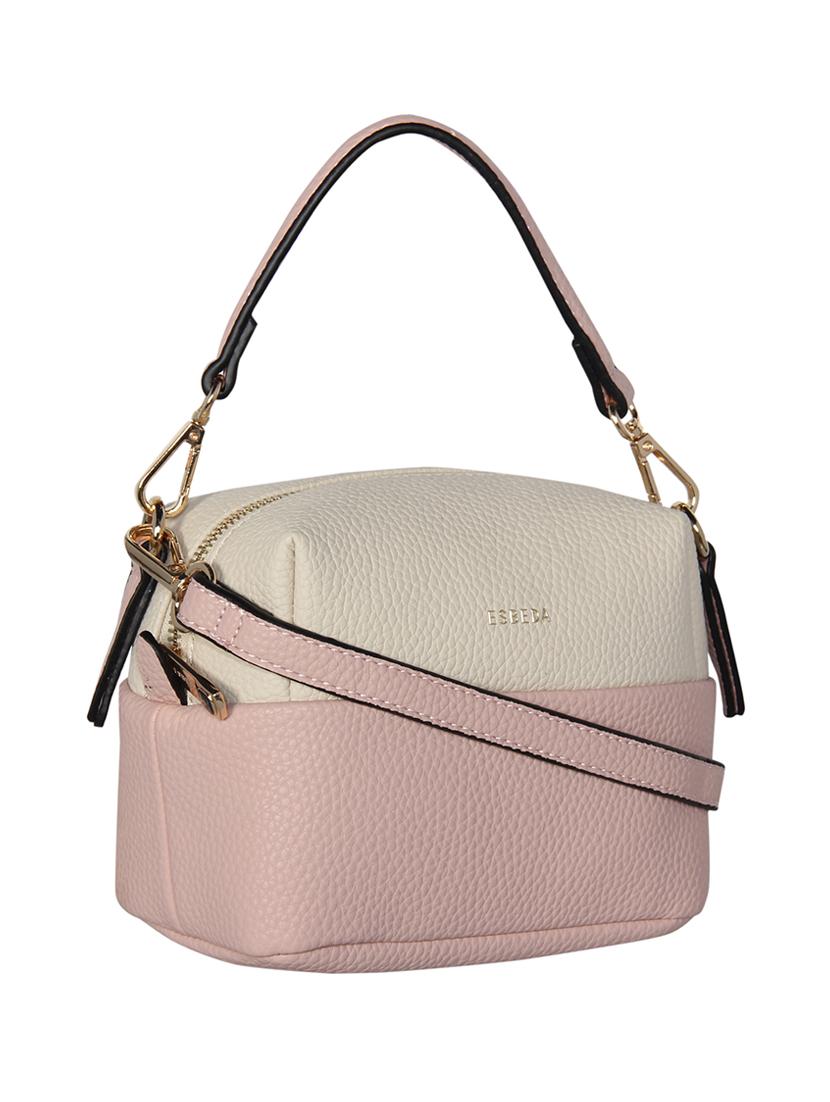 pink leatherette regular sling bag - 16829208 - Standard Image - 4