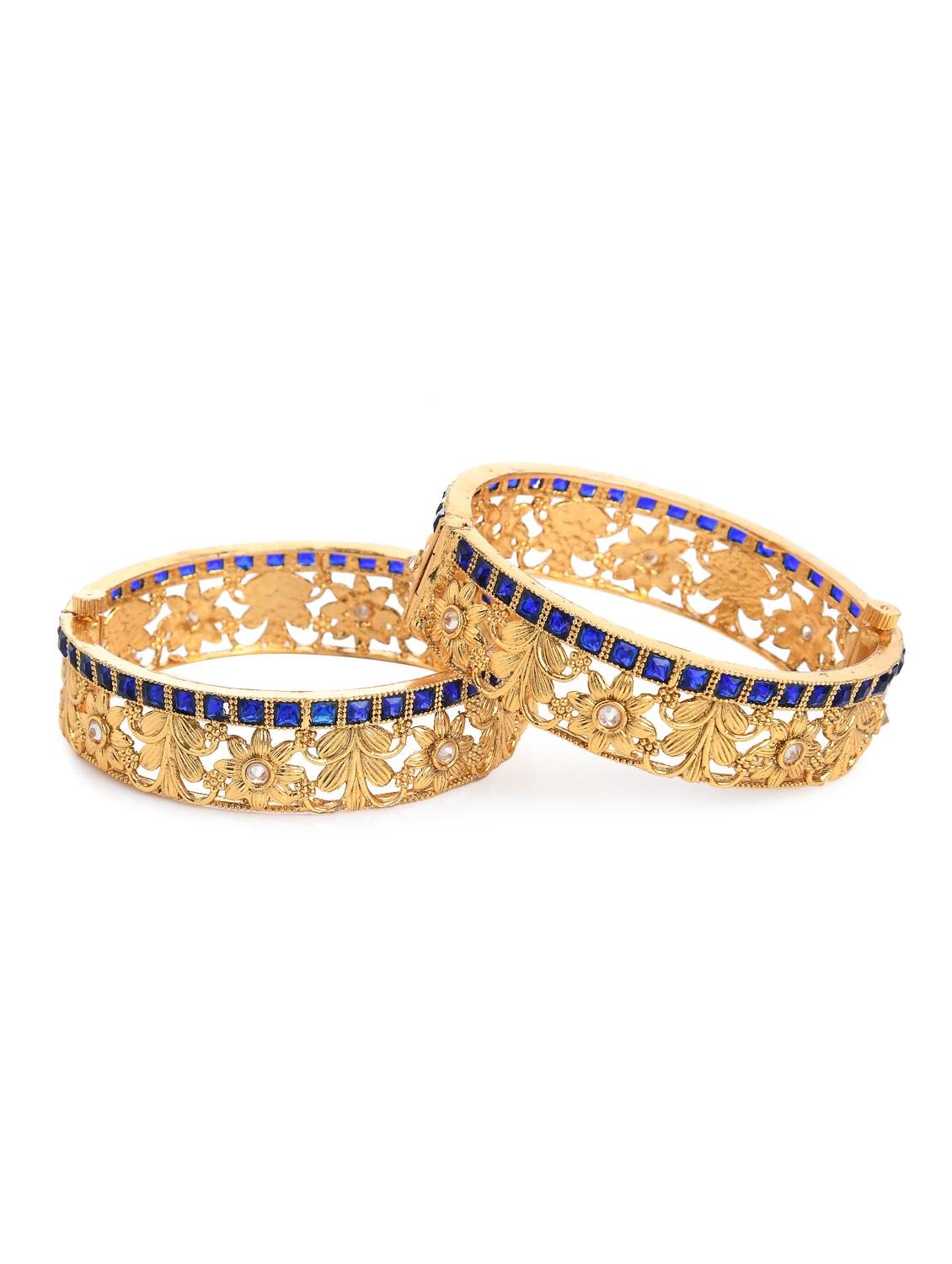 blue gold metal bangle - 16829807 - Zoom Image - 0